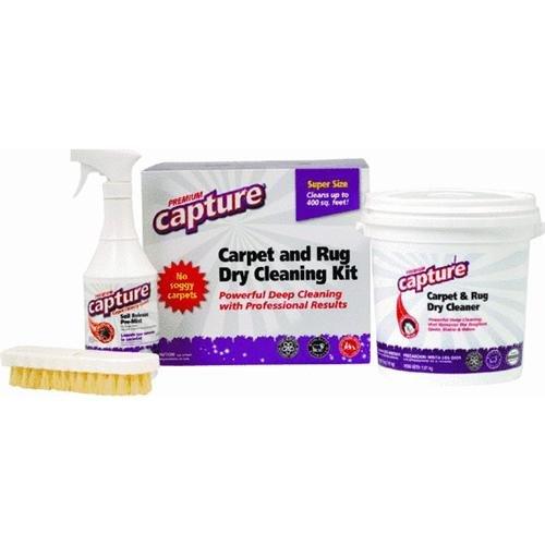 Capture Carpet Total Care Kit 400 - Home Couch and Upholstery, Car Rug, Dogs & Cats Pet Carpet Cleaner Solution - Strength Odor Eliminator, Stains Spot Remover, Non Liquid & No Harsh Chemical