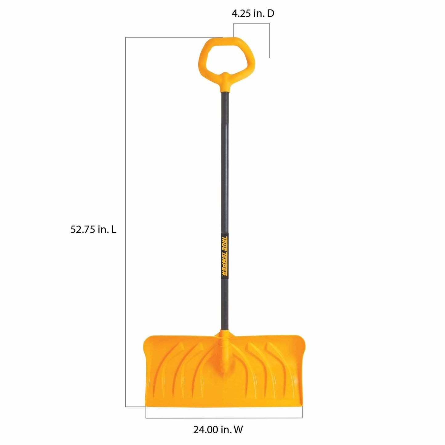 True Temper 1635000 VersaGrip Snow Pusher, 24 Inch, Multi