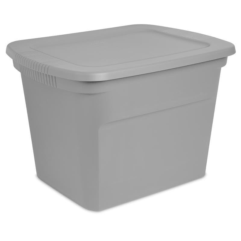 STORAGE TOTE GRAY 18GL