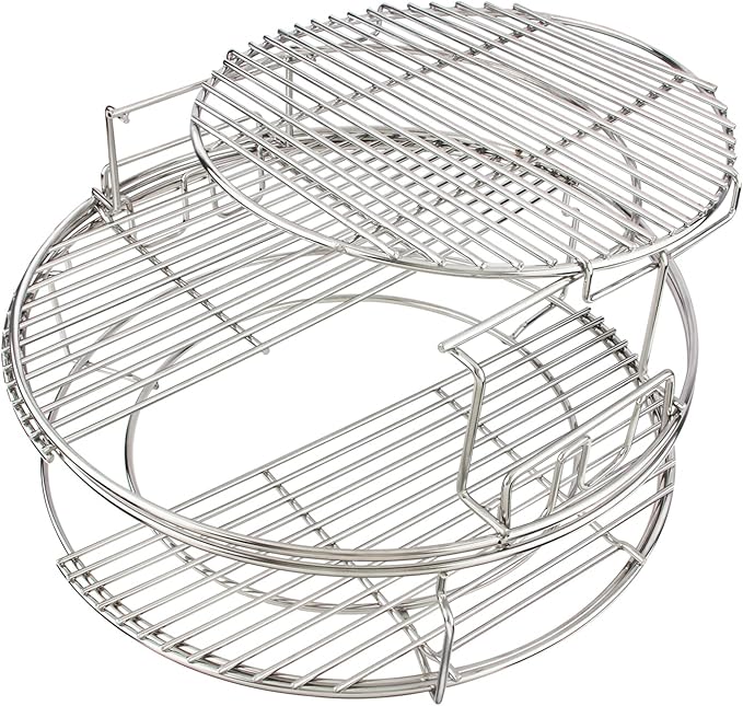 3 tier 5 piece EGGspander replacement kit Large Big Green Egg Stainless Steel