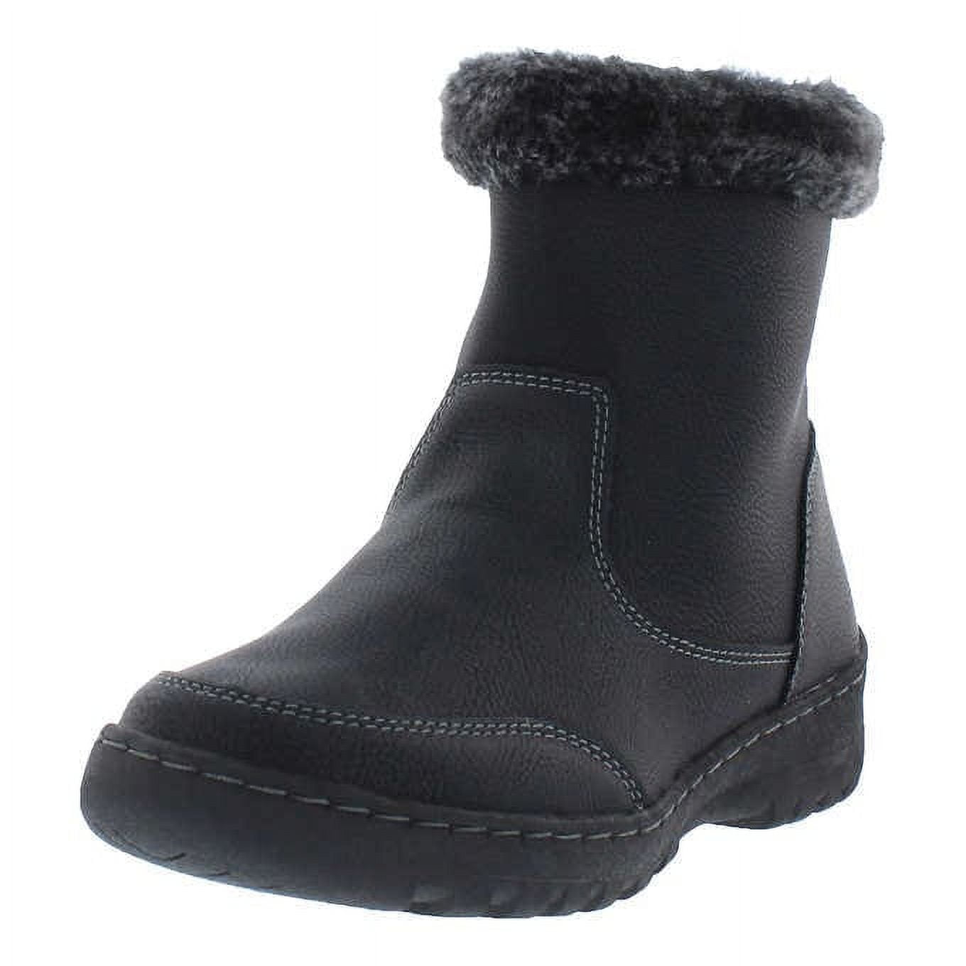 Khombu Women's Ankle Boots Addison Winter All Weather Memory Foam Black Size 9