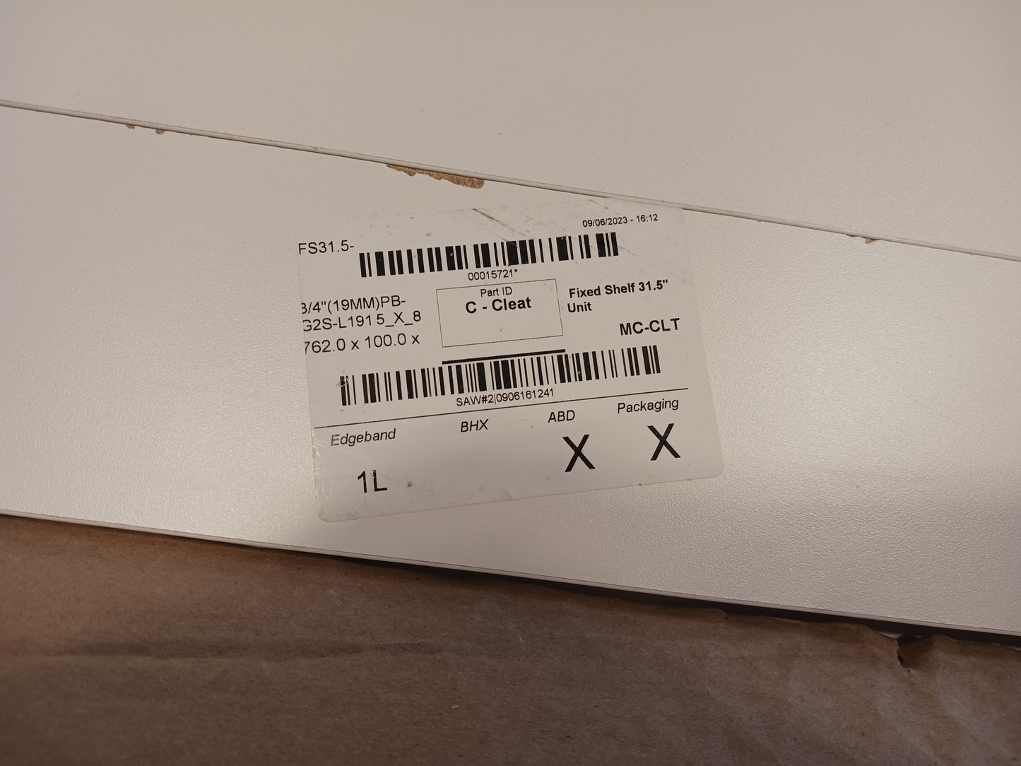 Tower Shelving for 31.5" Unit - White