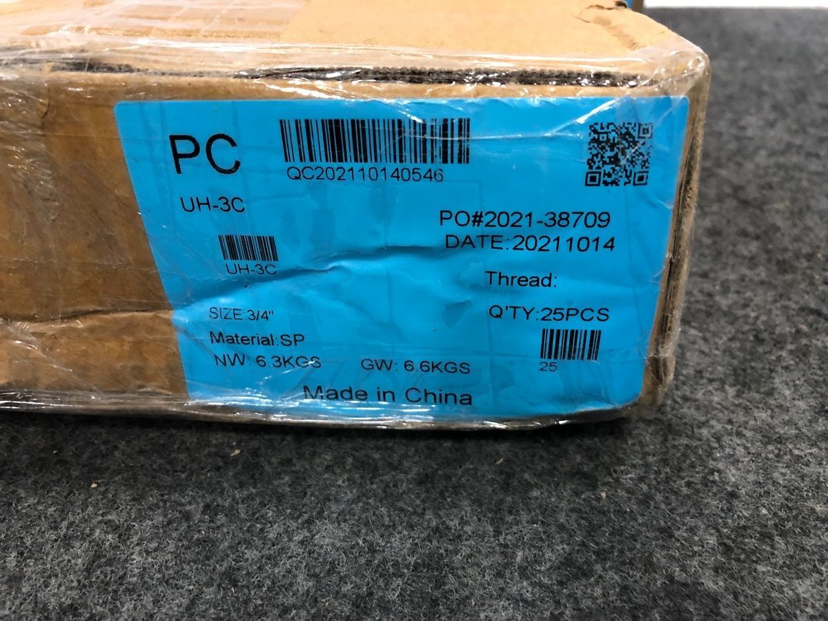 Uh-3c 3/4" Universal Hose End (lot Of 25)