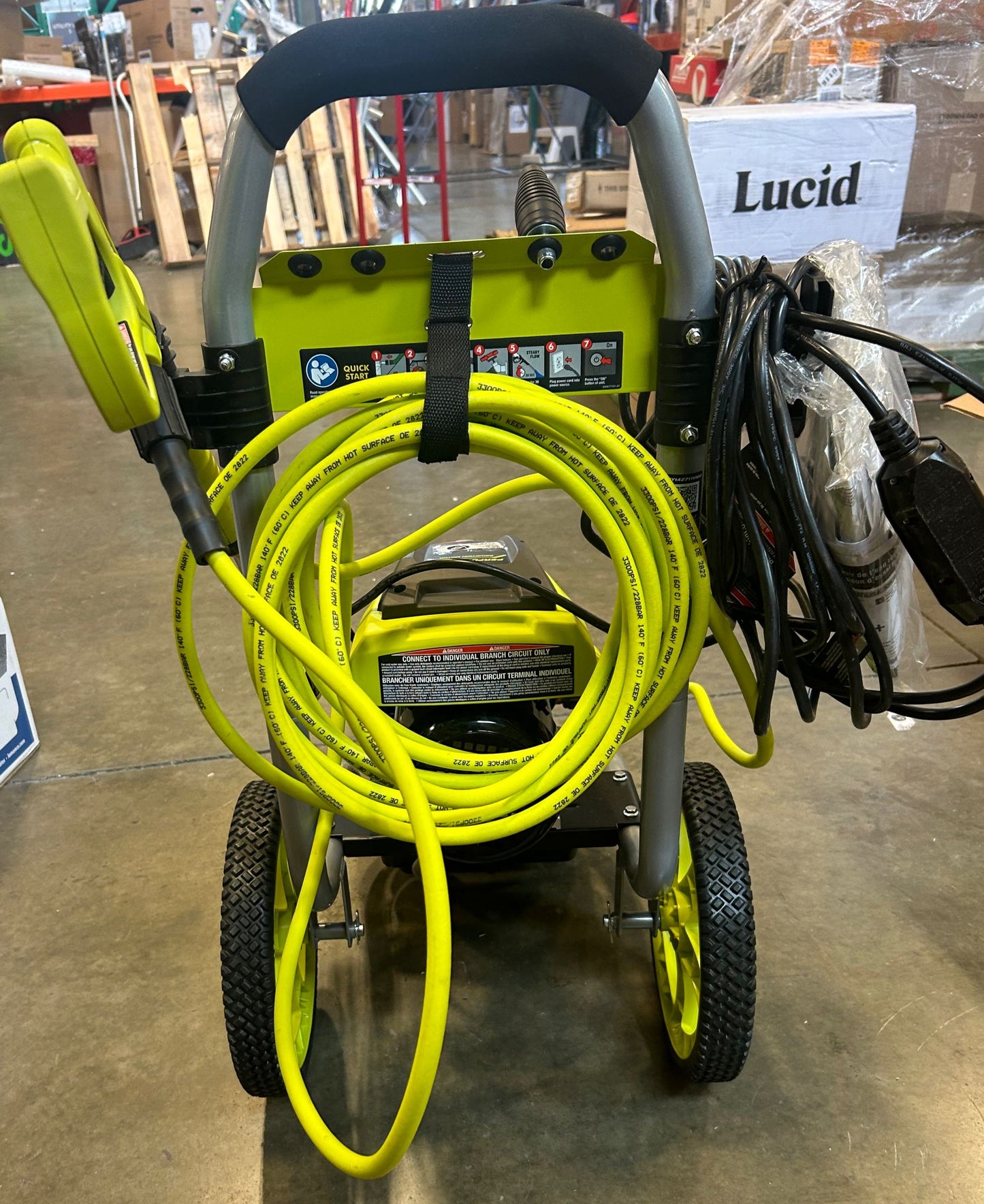 Ryobi 2700 PSI Electric Pressure Washer green