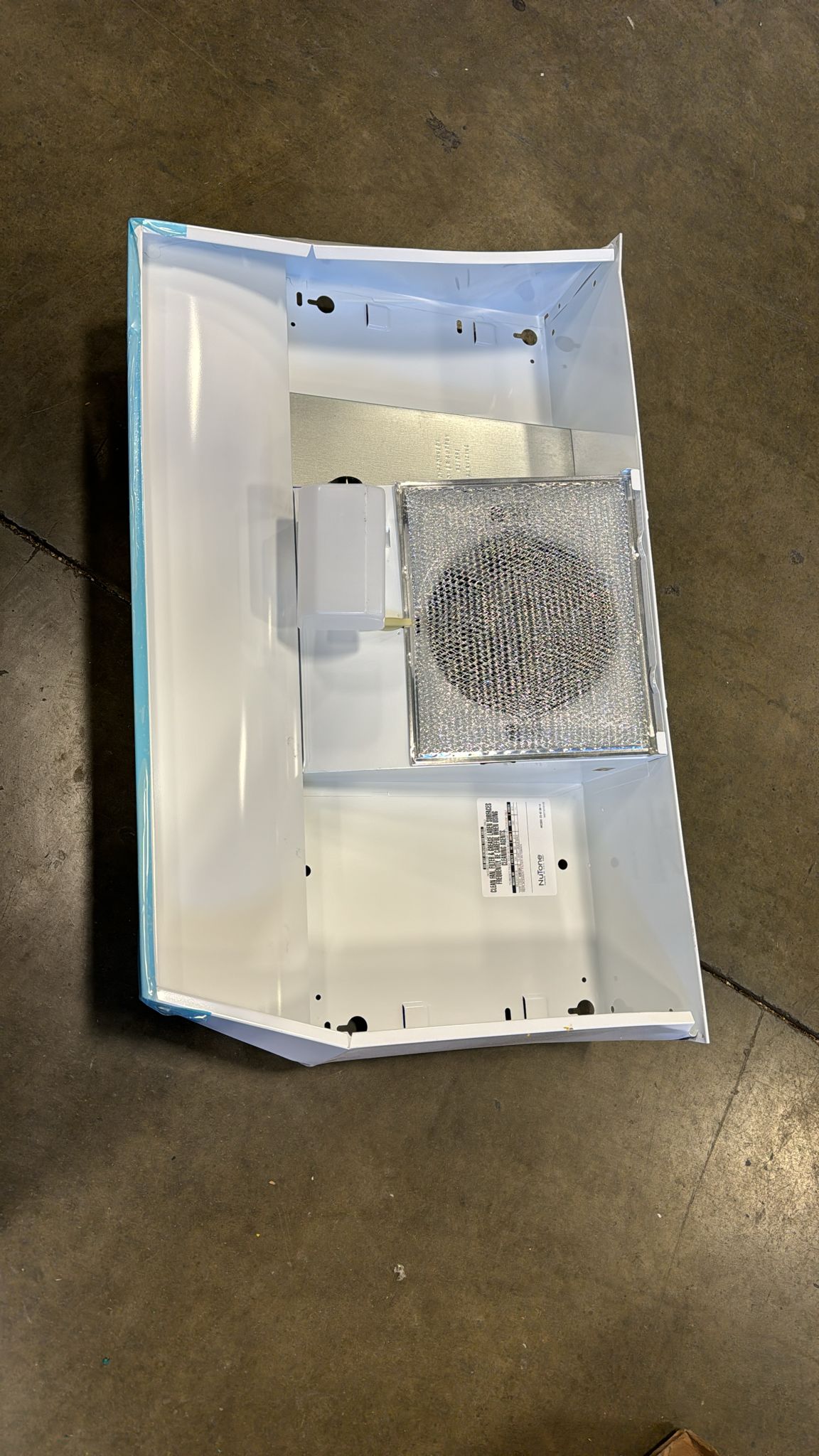Broan-NuTone Economy 30-inch Under-Cabinet Easy Install Range Hood with 2-Speed Exhaust Fan and Light, 230 Max Blower CFM, White