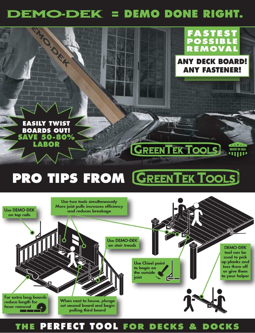 Demo-Dek Deck Removal Tool