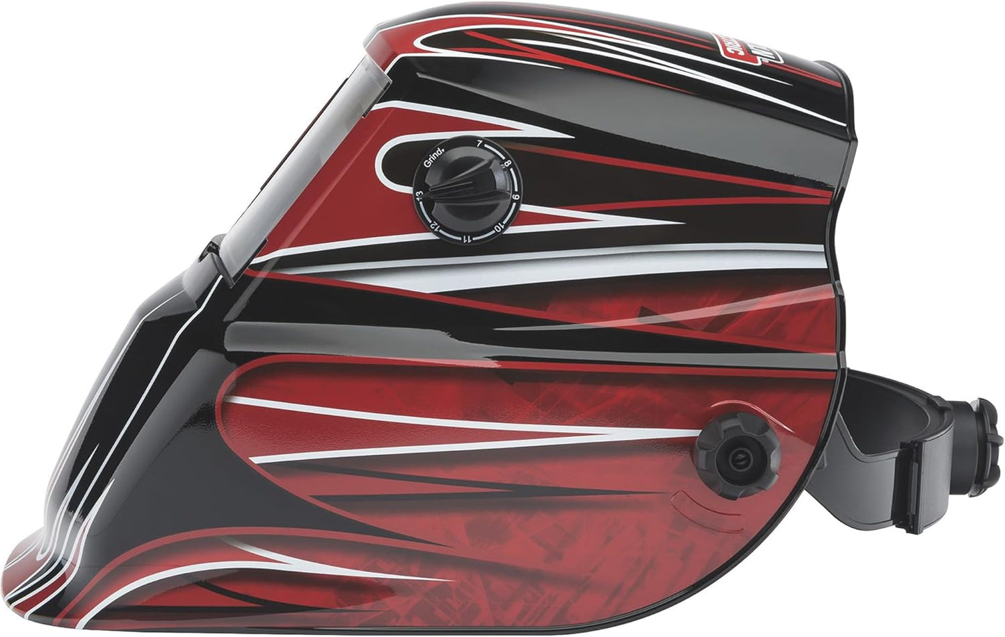 Lincoln Electric Auto-Darken Variable Shade Welding Helmet w/ Grind Mode— Red