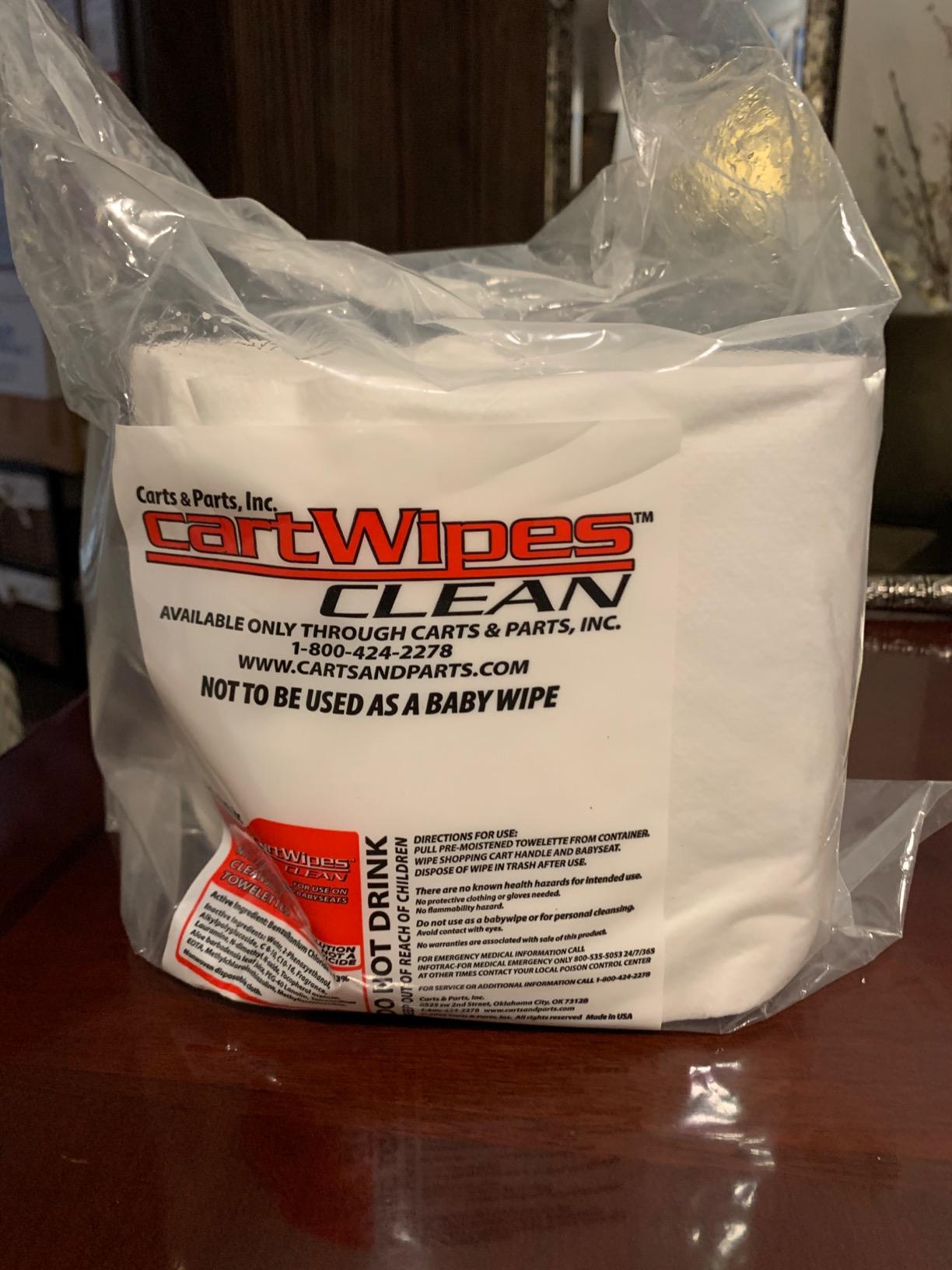 CARTS & PARTS, INC. CARTWIPES CLEAN