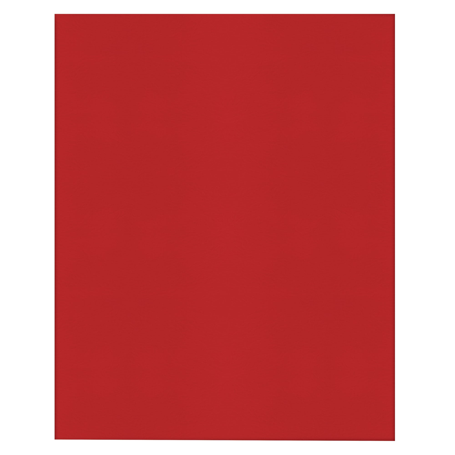 Office Depot Brand Leatherette Twin-Pocket Portfolios, Red, Pack Of 25