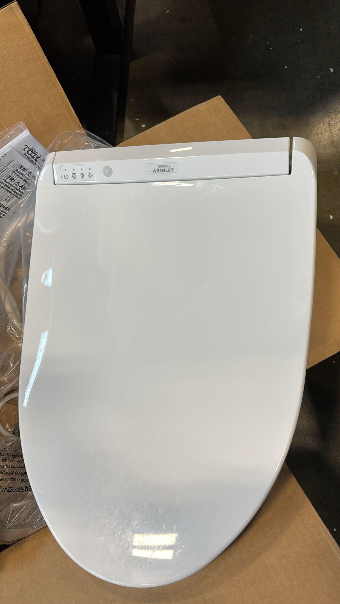 TOTO SW3036R#01 WASHLET K300 Electronic Bidet Toilet Seat, Cotton White