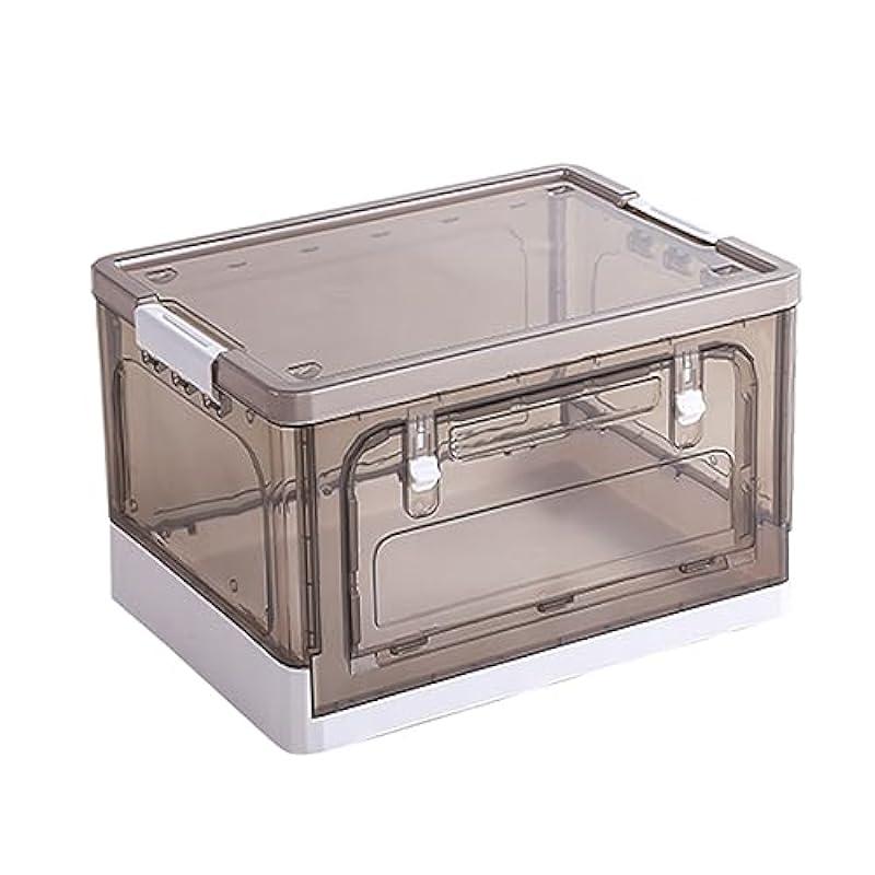 Clear Plastic Folding Storage Box with Lid