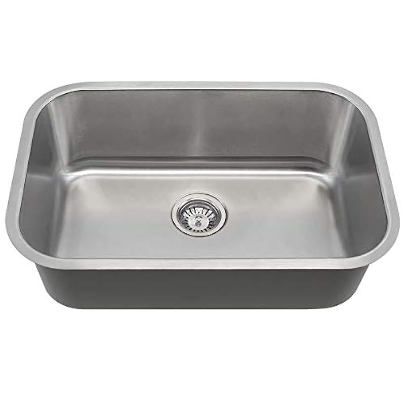 MR Direct 2718-16 Single Bowl Stainless Steel Sink