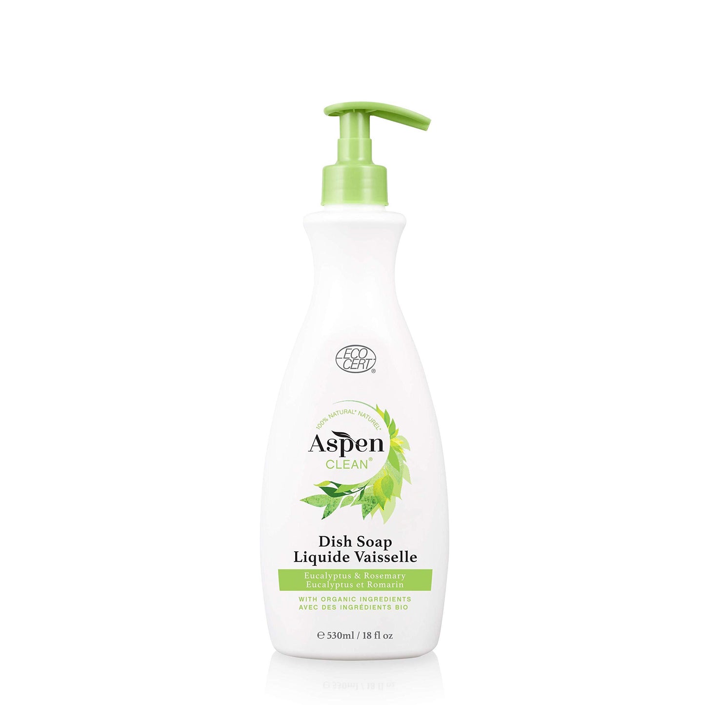 AspenClean | All Natural Dish Soap | Sensitive Skin | Eucalyptus & Rosemary | Hypoallergenic | EWG Verified