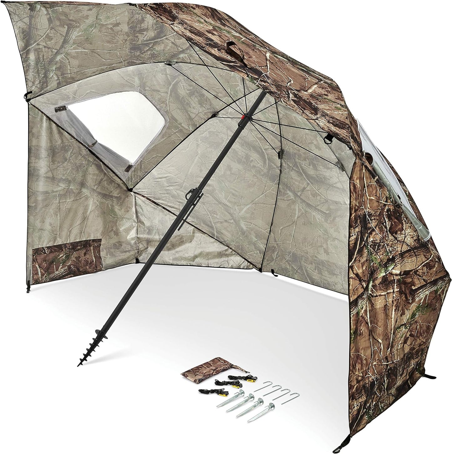 Sport-Brella Premiere XL UPF 50+ Umbrella Shelter for Sun and Rain Protection (9-Foot)