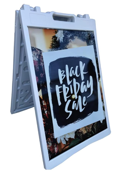Signwow A-frame sign, 24 in. x 36 in. Weather Resistant