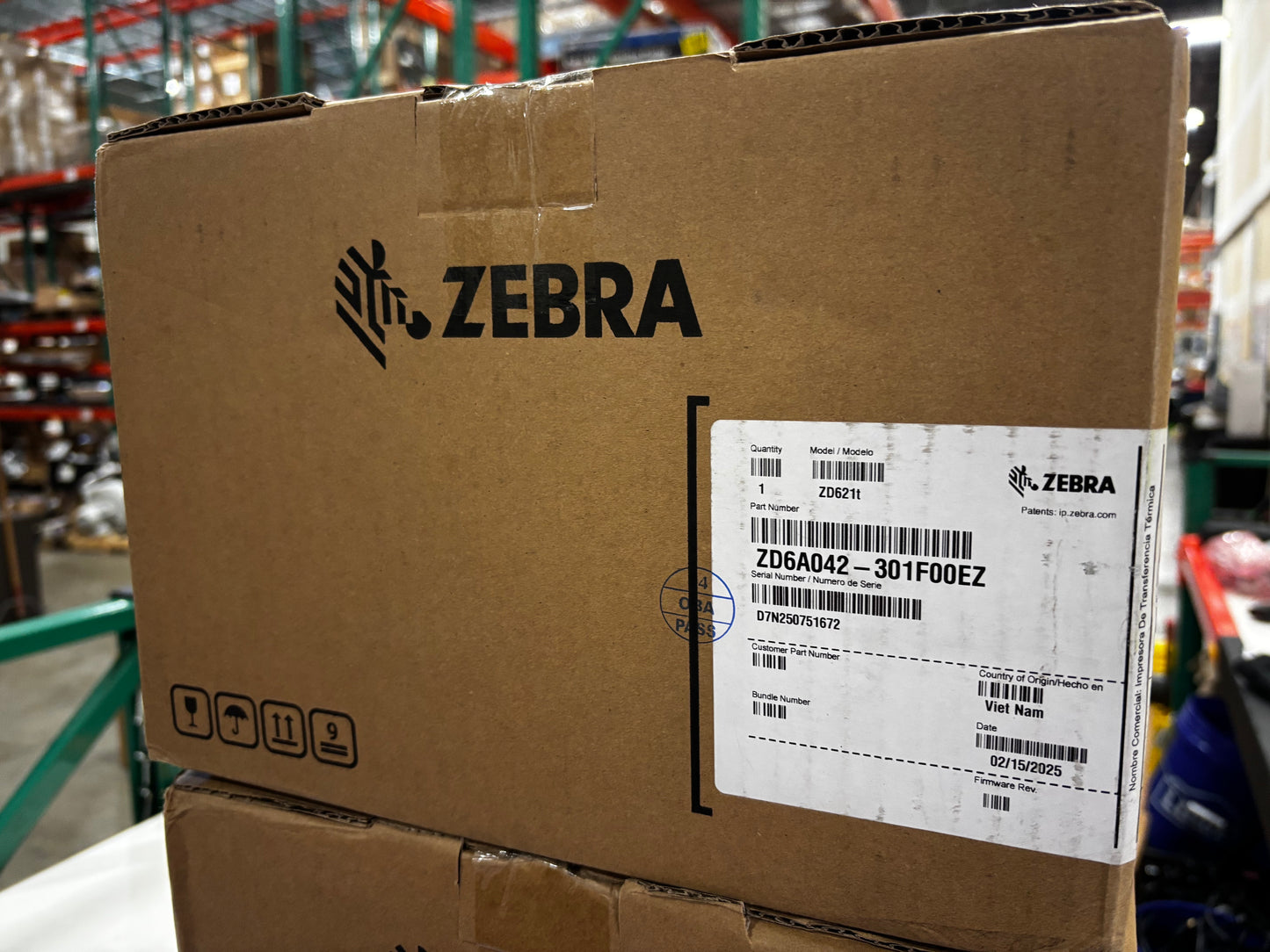 Zebra ZD6A042-301F00EZ Barcode Label Printer