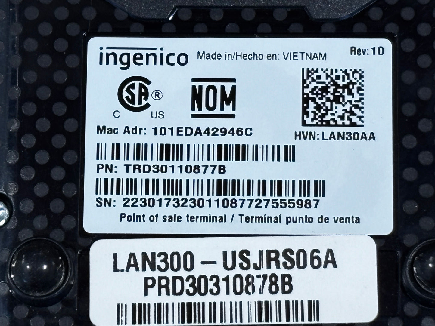 Ingenico Lane/3000