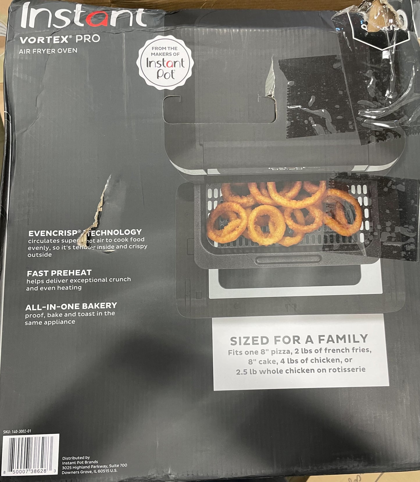 Instant Pot Vortex Pro 9-In-1 Air Fryer, 10 Quart
