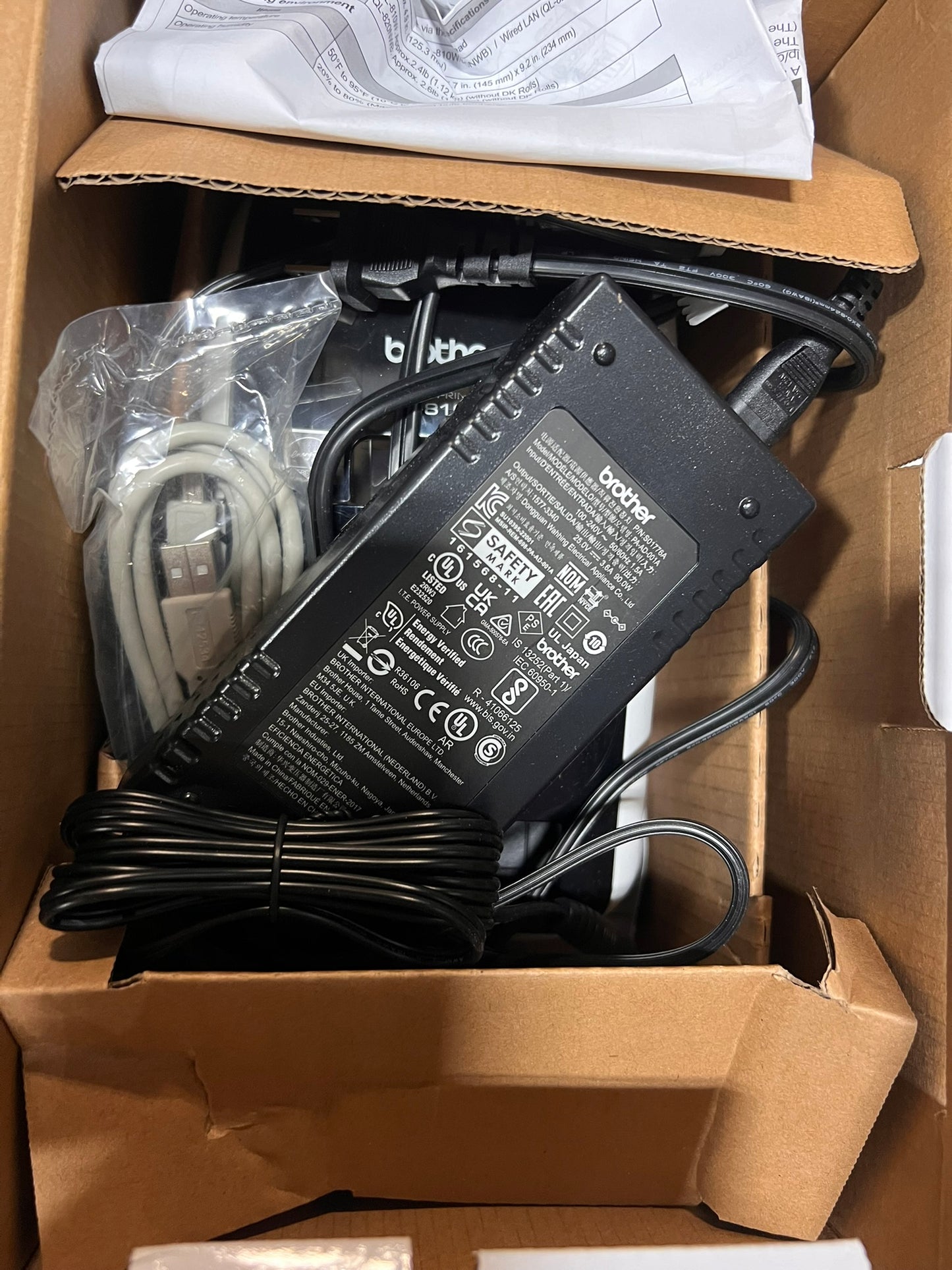 Brother QL-810WC Ultra-Fast Label Printer with Wireless Networking