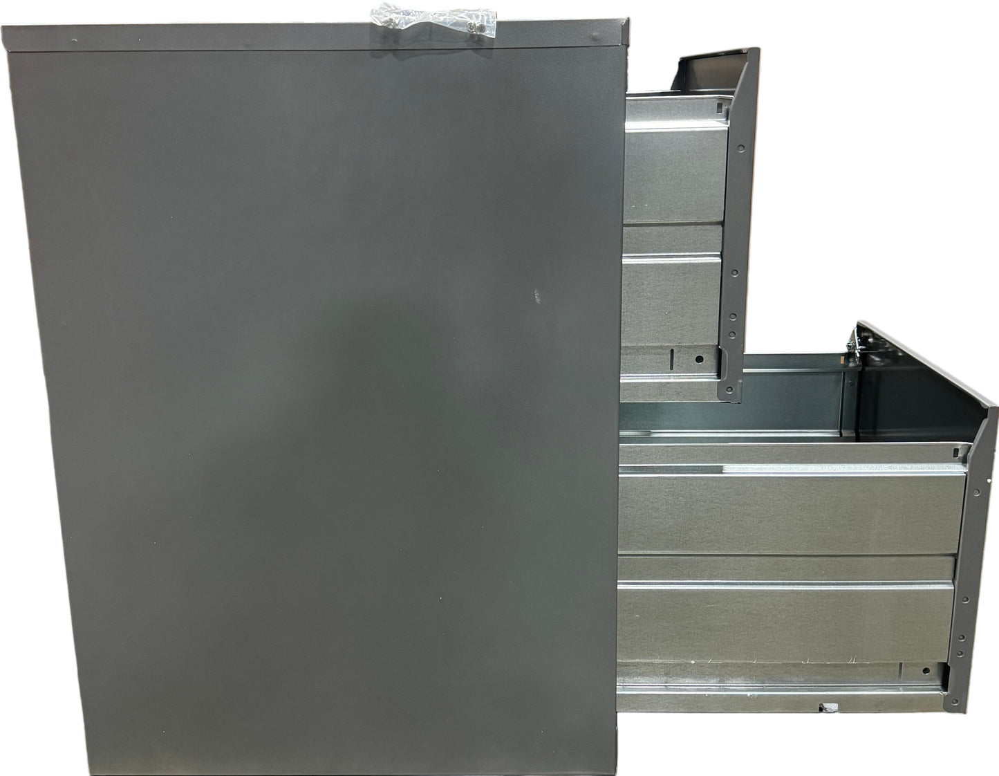 Realspace 735854737221 18"D Vertical 2-Drawer File Cabinet Artic Silver / New