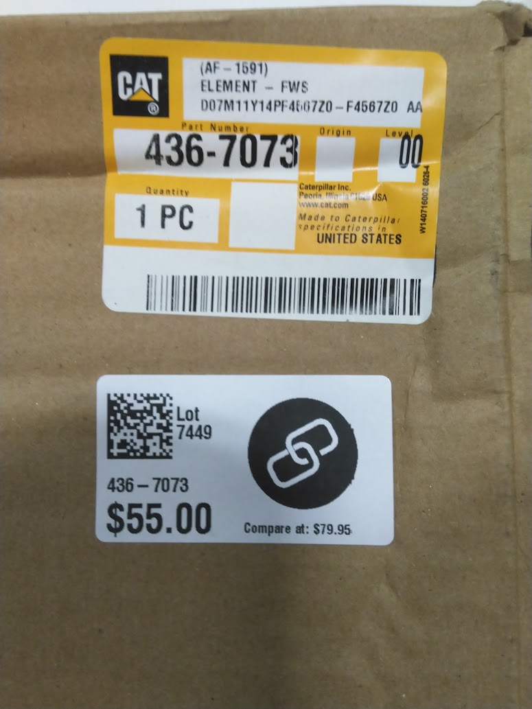 436-7073: ELEMENT FUEL CATERPILLAR