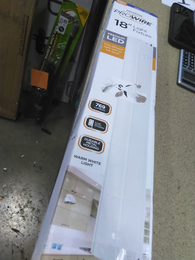 ULTRA PROGRADE ProWire Direct Wire 18 in. LED White Under Cabinet Light