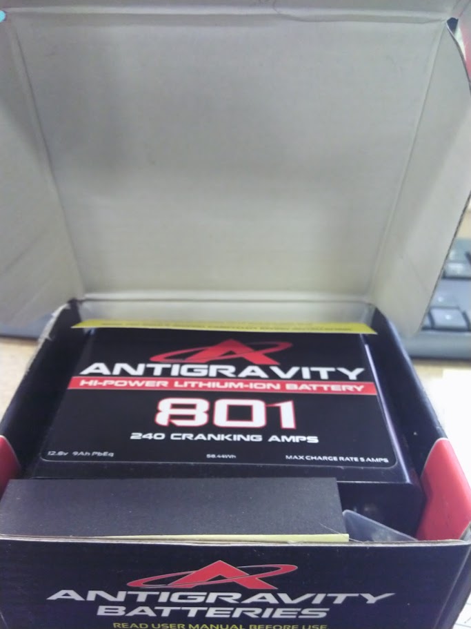 Antigravity Batteries AG-801 Lithium 12V 240CA Small Case Motorcycle Battery