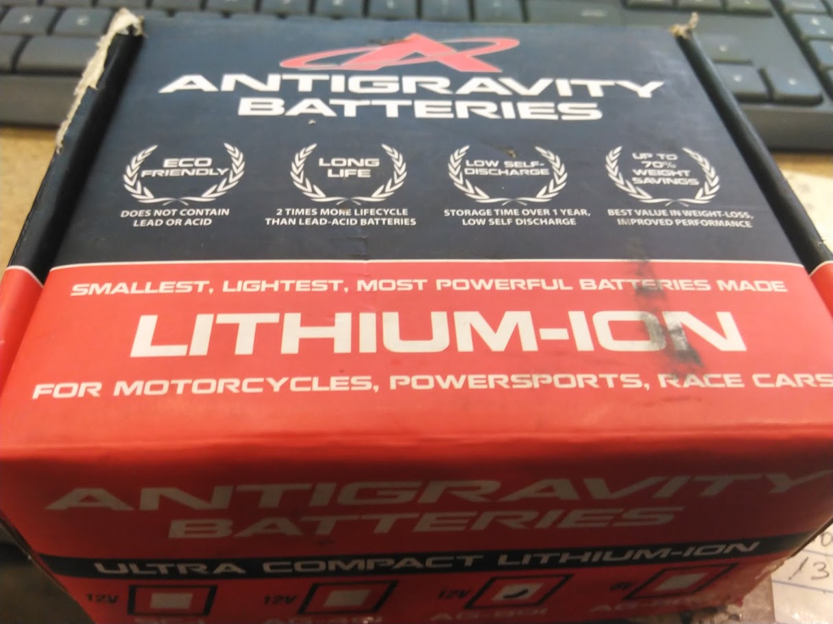 Antigravity Batteries AG-801 Lithium 12V 240CA Small Case Motorcycle Battery