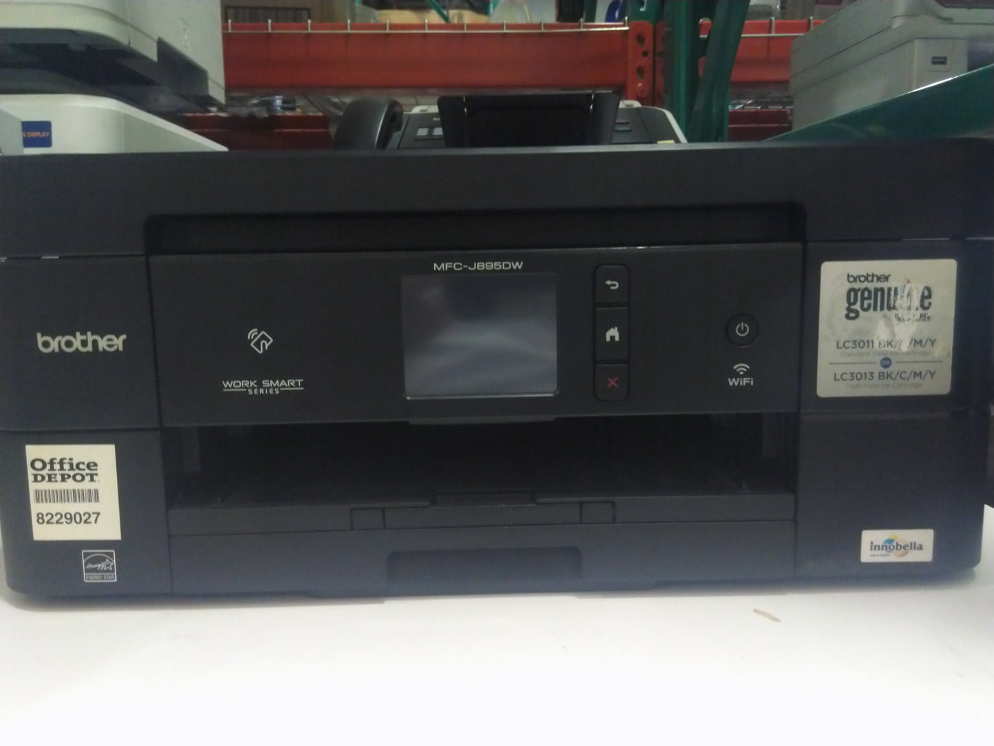 BROTHER MFC-J895DW (PRE-OWNED) NO CARTRIDGE INSTALLED.