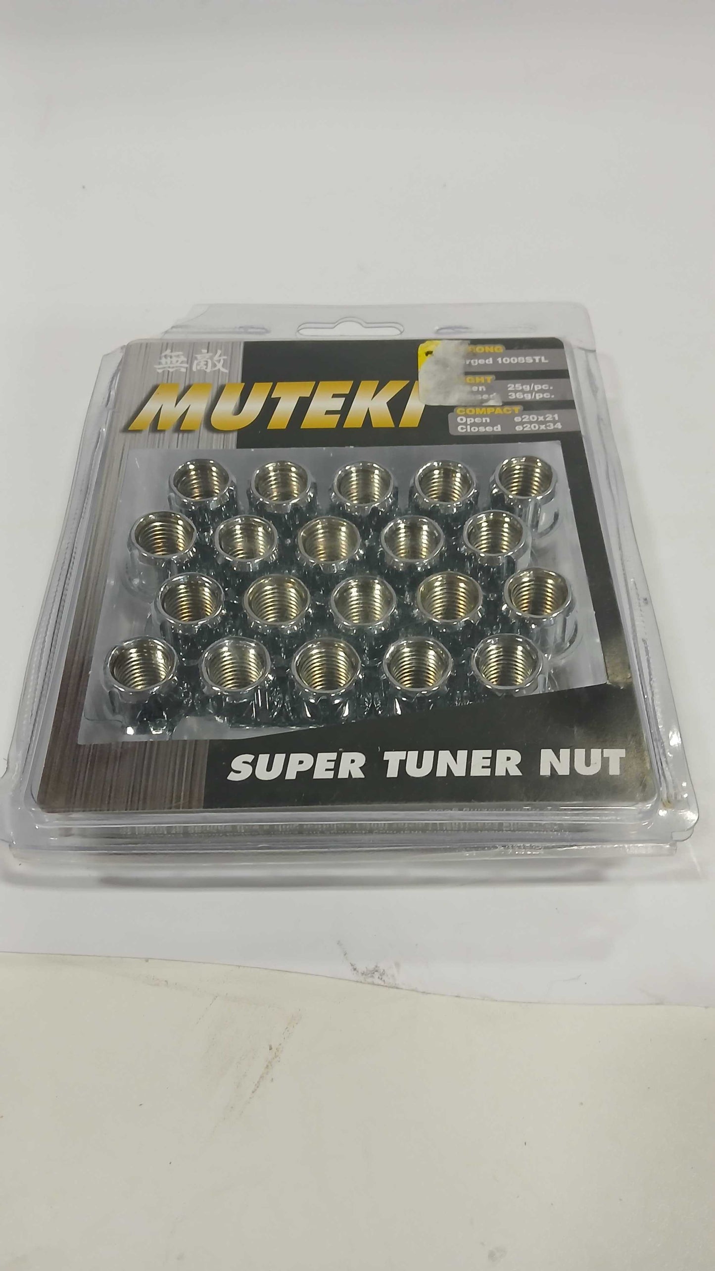 muteki super tuner nut 1008STL M12xP1 .50