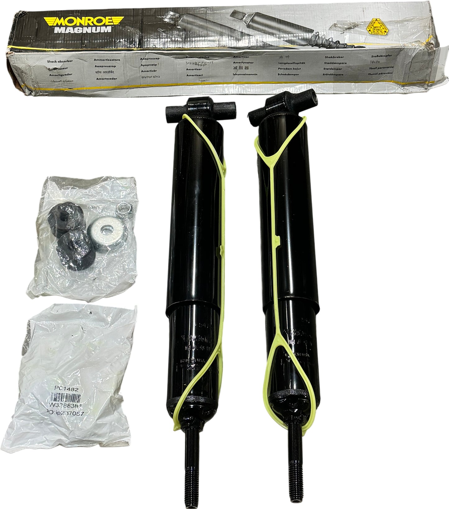Monroe Magnum / 65475 Shock Absorber Black / New Set of 2 listing#286202649691