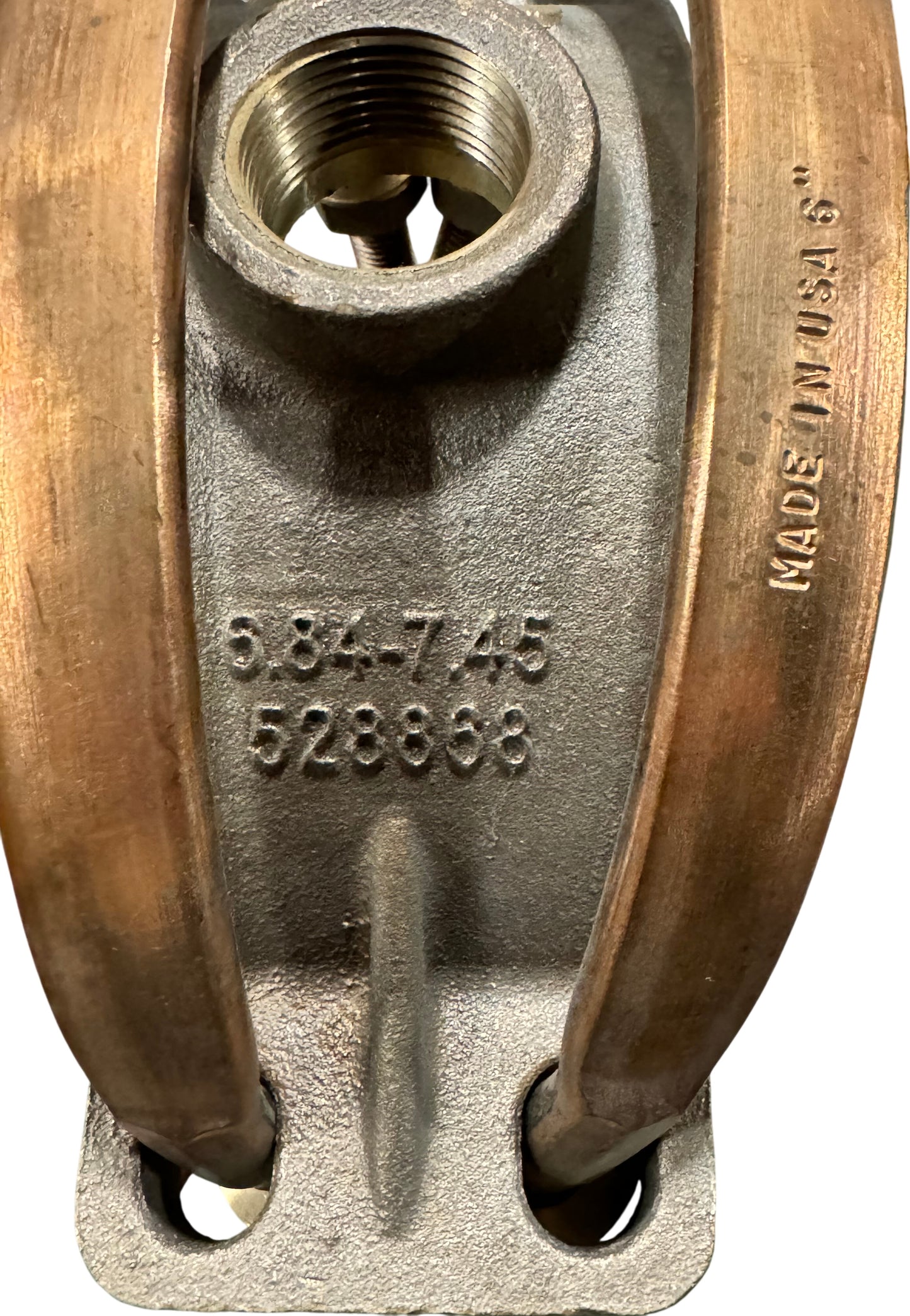 Mueller 6.84-7.45 Bronze Saddle Double Strap 528868 / NEW