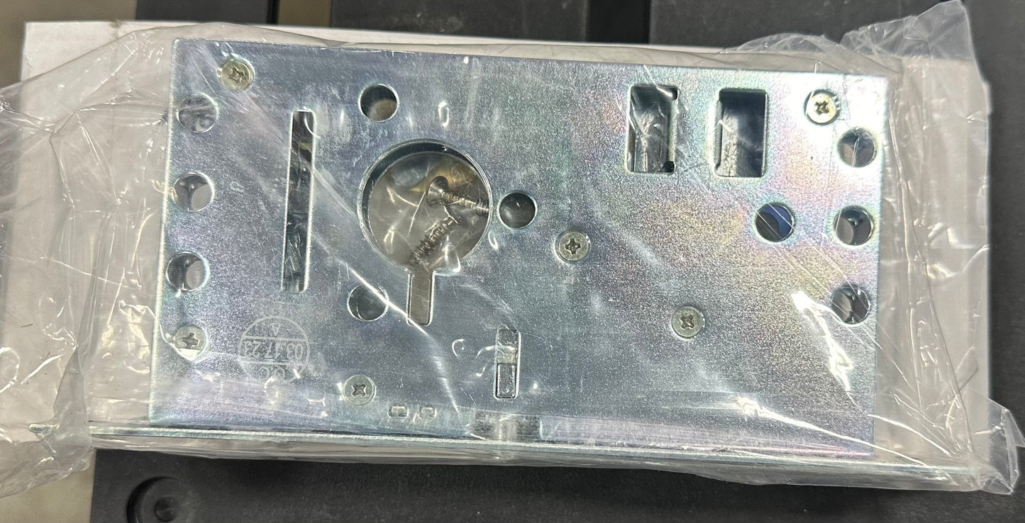 Modern Rectangular Pocket Door Lock AS6-PKTMORTLCK-C