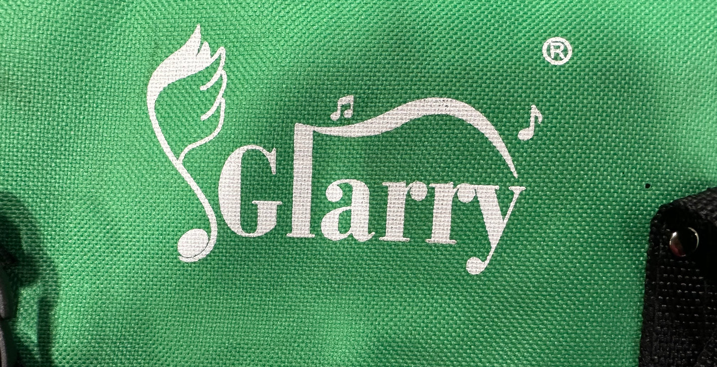 Glarry 32-Key Melodica with Mouthpiece & Hose & Bag Green