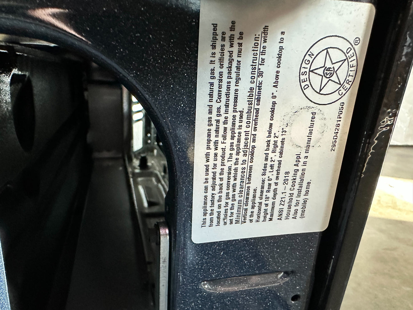 GE 30 in. 4.8 cu. ft. Freestanding Gas Range in Black JGBS30DEK6BB MSRP $578