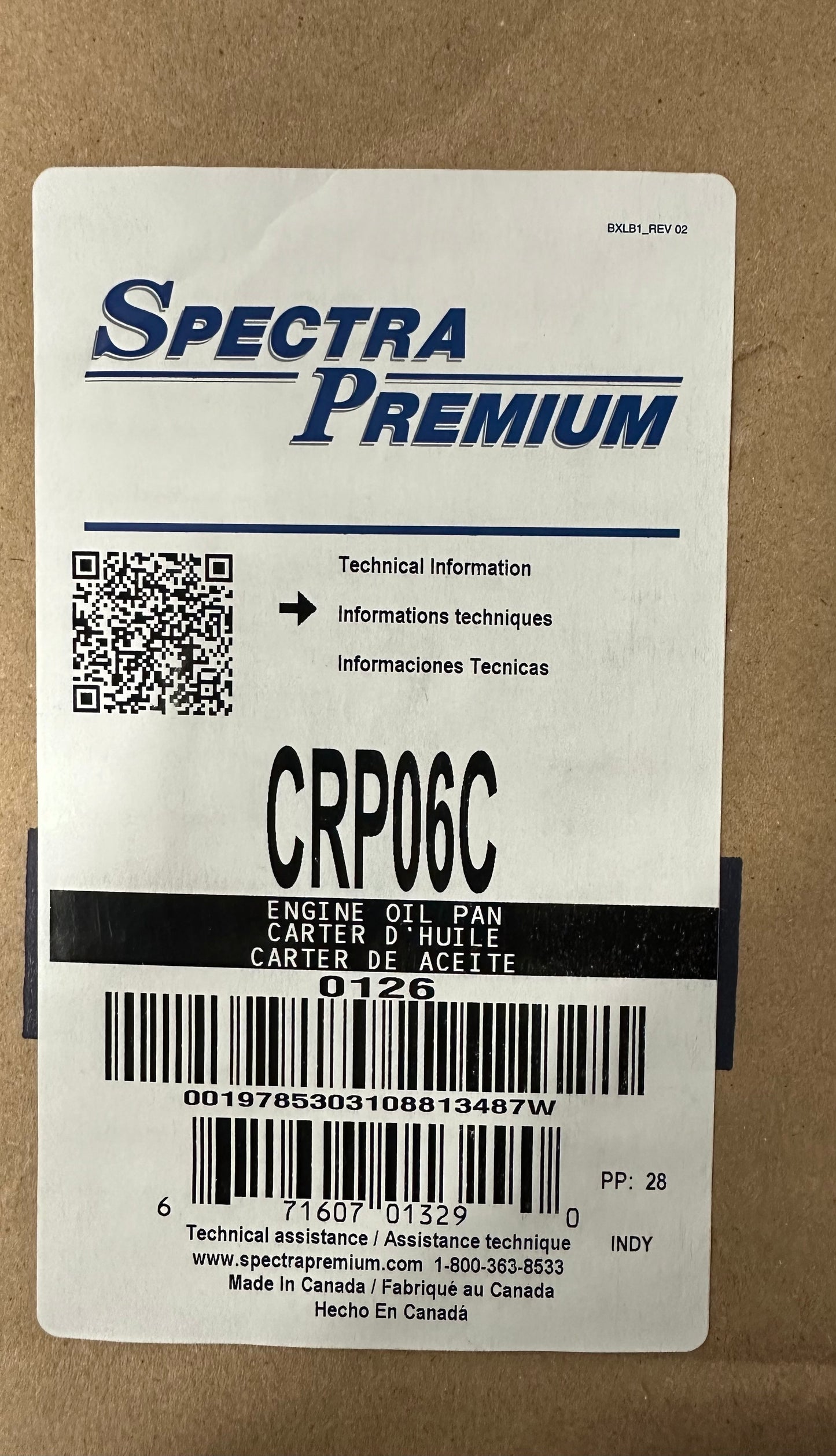 Spectra Premium Engine Oil Pan CRP06C