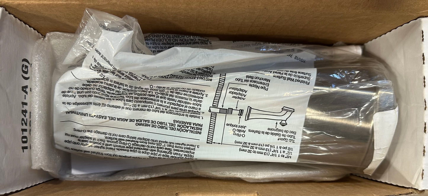 Stryke Diverter Tub Spout in Stainless