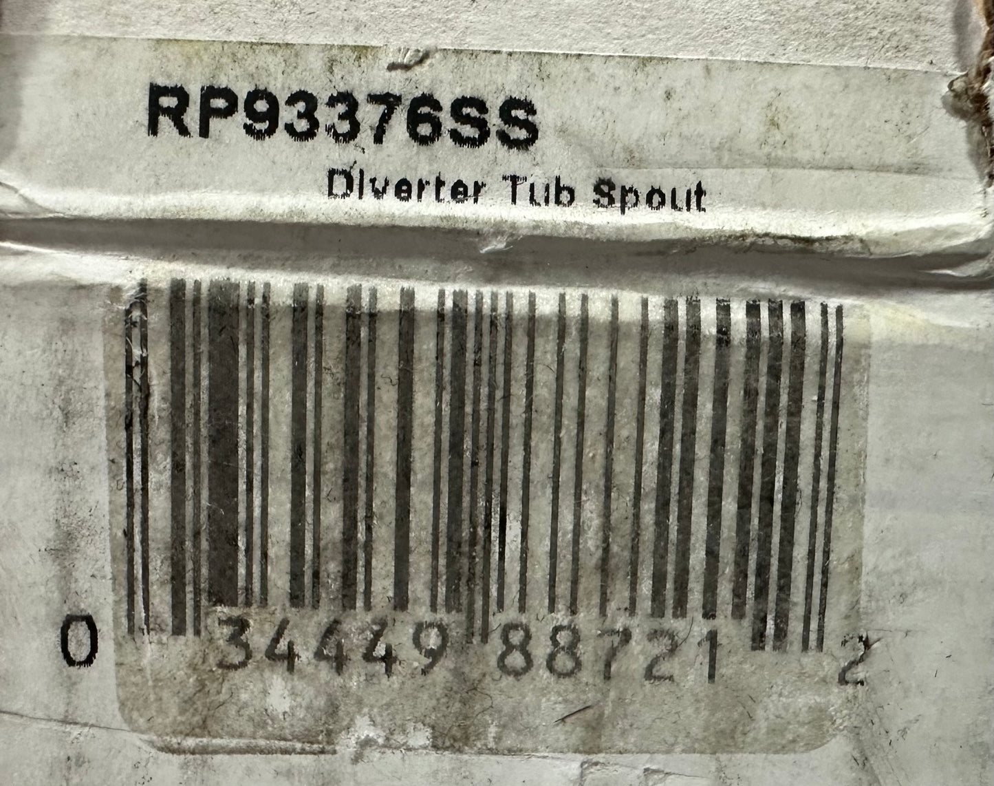 Stryke Diverter Tub Spout in Stainless