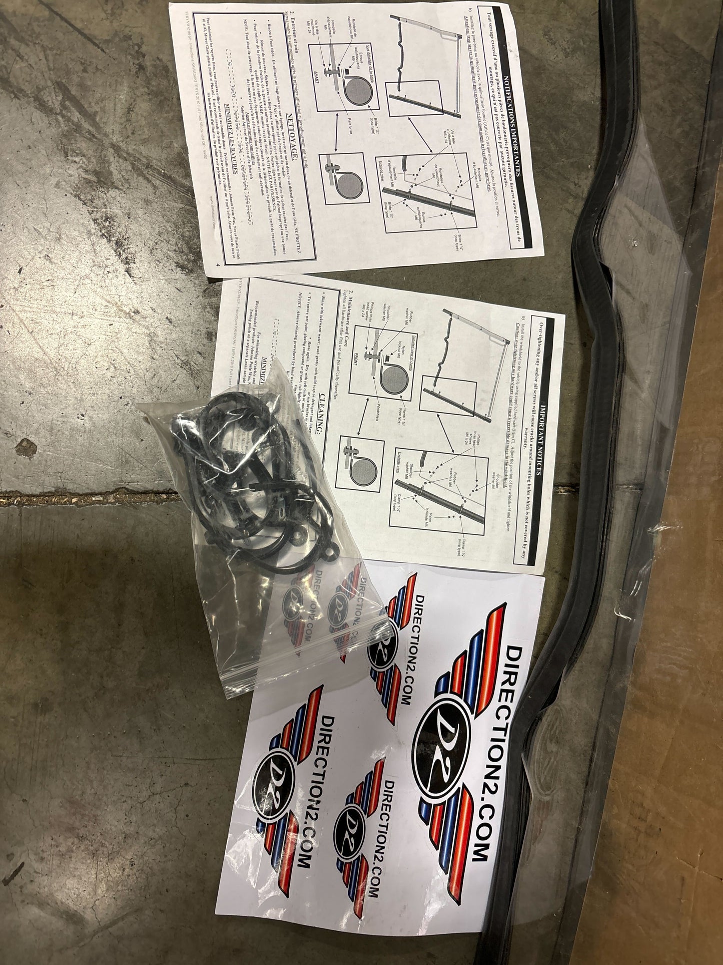 Kawasaki Teryx 750 FI 4x4 PN#2101 Lexan Windshield Replacement