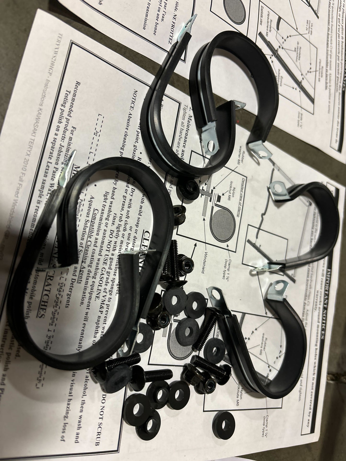 Kawasaki Teryx 750 FI 4x4 PN#2101 Lexan Windshield Replacement