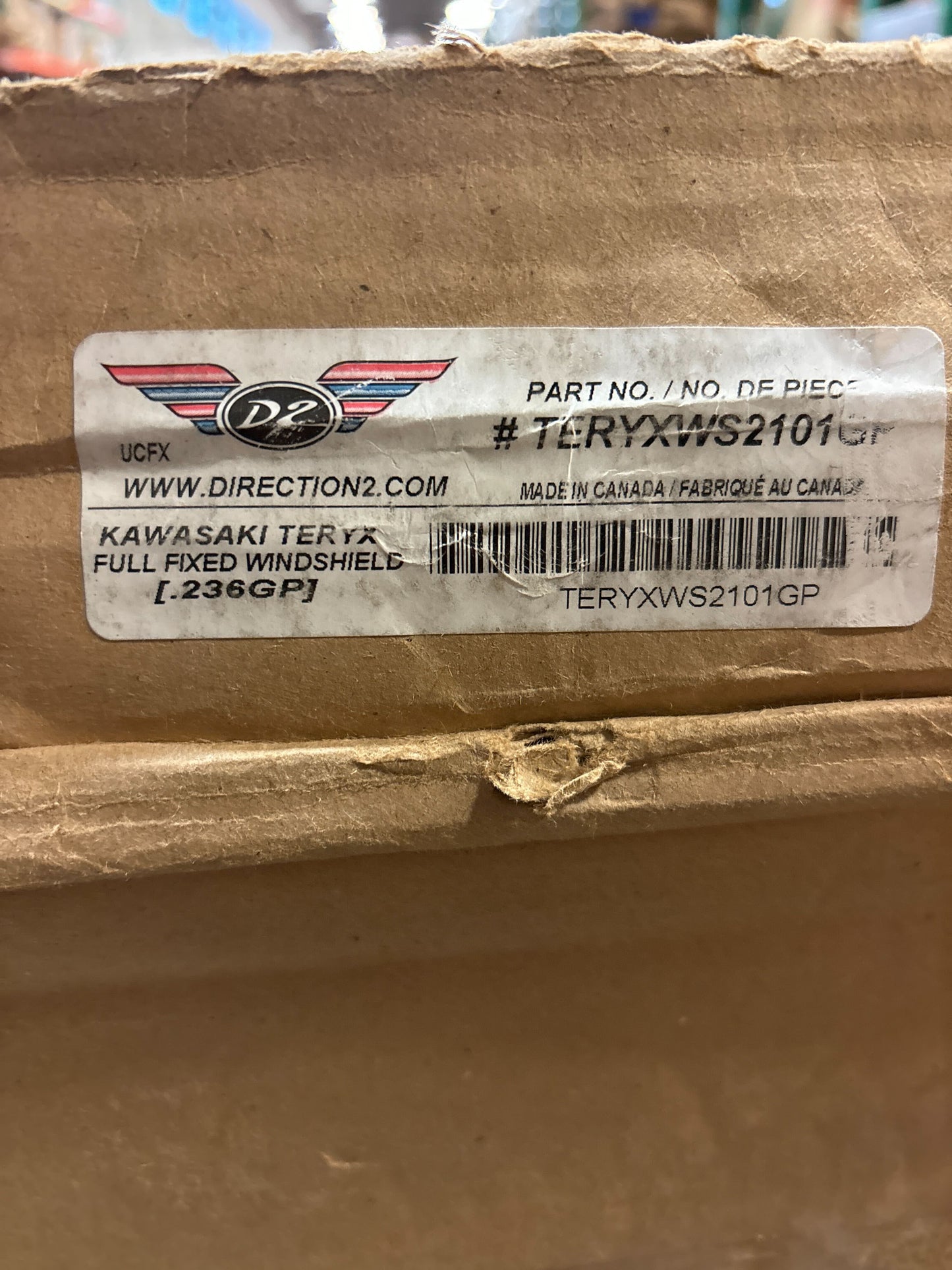 Kawasaki Teryx 750 FI 4x4 PN#2101 Lexan Windshield Replacement