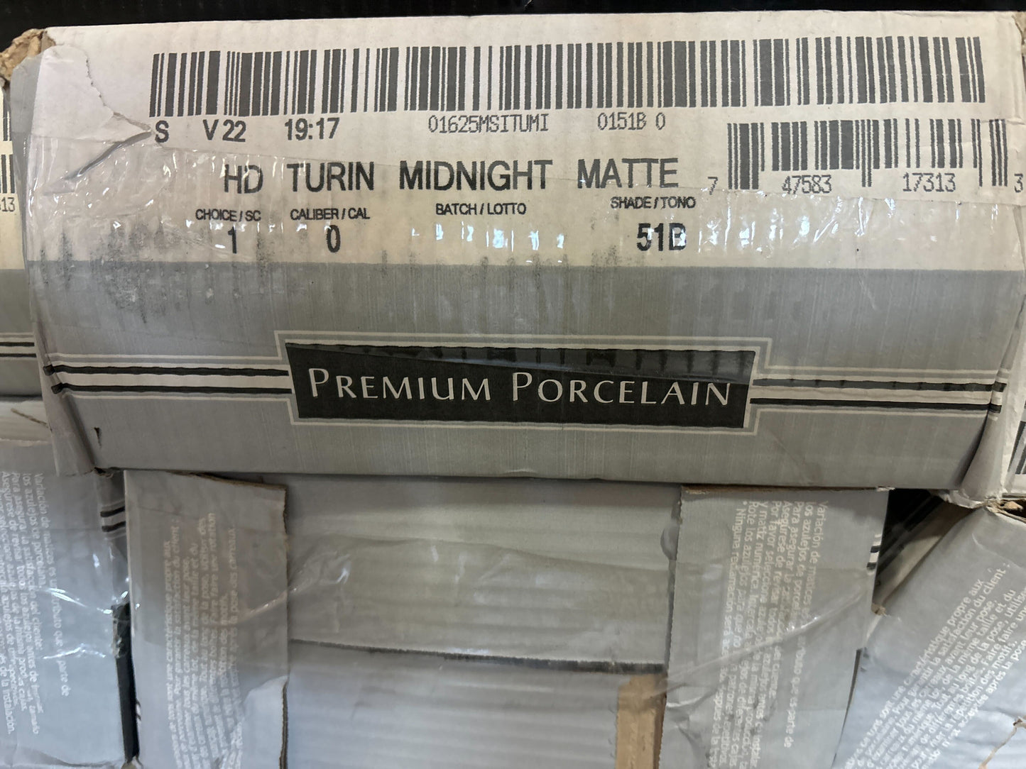 Turin Midnight 2.5 in. x 10 in. Glossy Porcelain Floor and Wall Tile (8.07 sq. ft./Case)