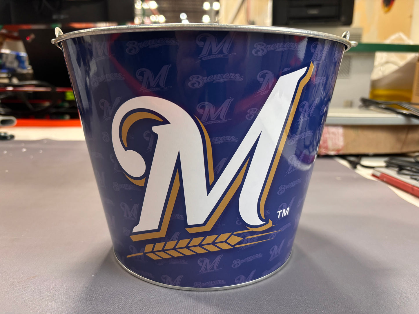 MLB Milwaukee Brewers Gear For Sports Ice Bucket 5 quart 9"