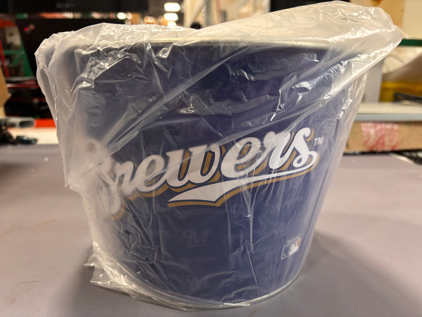 MLB Milwaukee Brewers Gear For Sports Ice Bucket 5 quart 9"