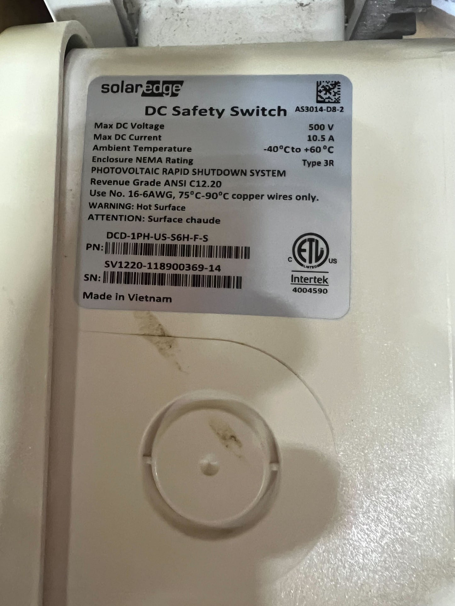 SolarEdge Single Phase Inverter 500V with HD-Wave Technology