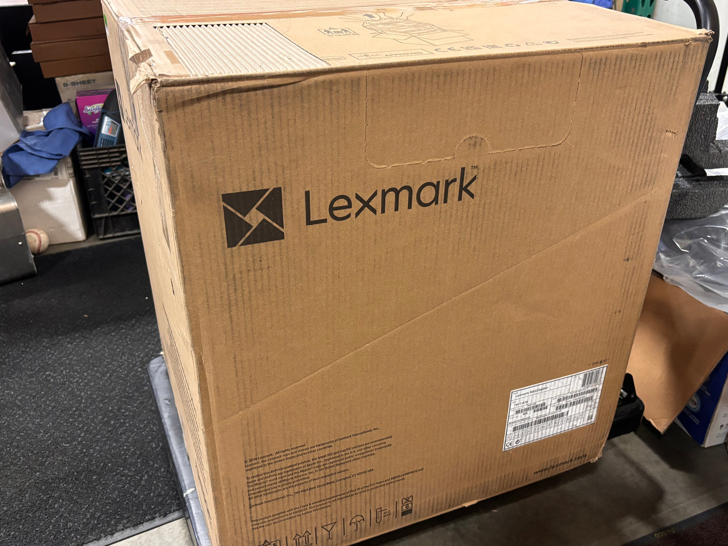 Lexmark MX520 MX522adhe Laser Multifunction Printer - Monochrome - TAA Compliant