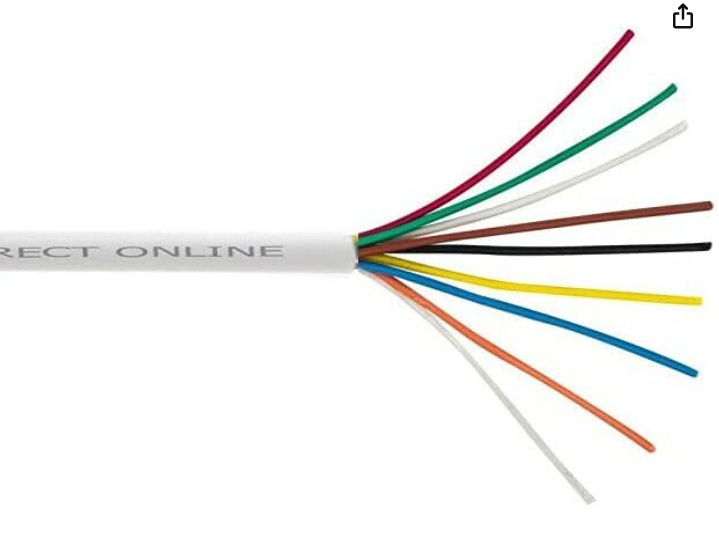 Cables Direct, 22AWG 8 Conductors Wire 1000FT