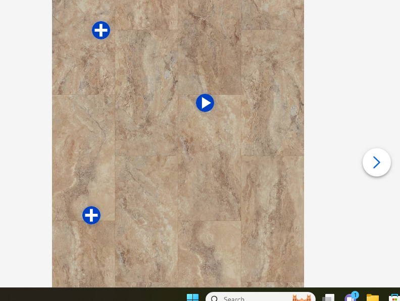 SMARTCORE By Coretec Floors Tivoli Travertine Brown Stone Look 12-mil x 12-in W x 24-in L Waterproof Interlocking Luxury Vinyl Tile Flooring (15.71-sq ft/ Carton)