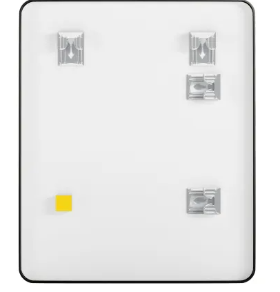 Craft + Main Am3036r Reflections 36" X 30" Rectangular Flat Aluminum Accent Mirror - Gold