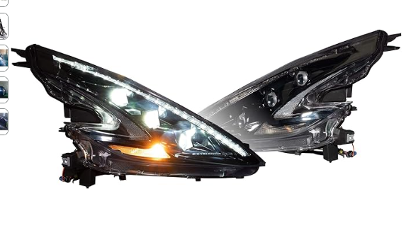 Morimoto XB LED Headlight (LHD), Fits 2008-2020 Nissan 370Z, Plug and Play Housing Upgrade, DOT Approved LED Assembly with Switchback Sequential Turn Signals & UV Coated Lens (1x LF474-ASM)